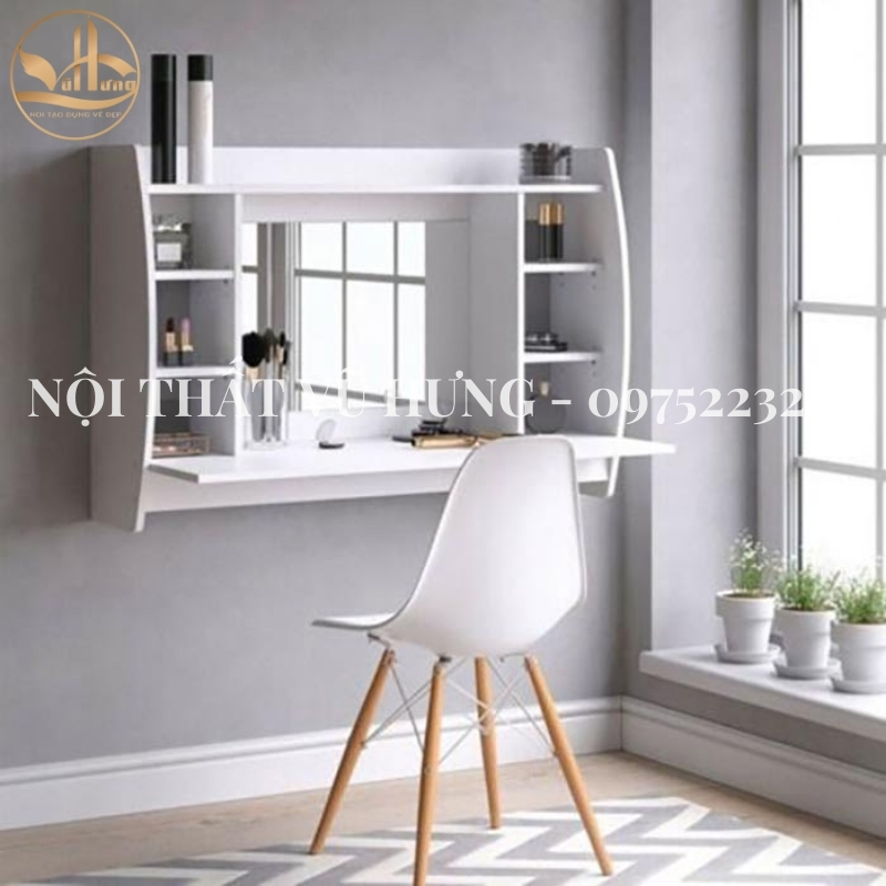 bàn trang điểm treo tường thông minh