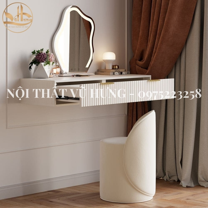 bàn trang điểm treo tường thông minh