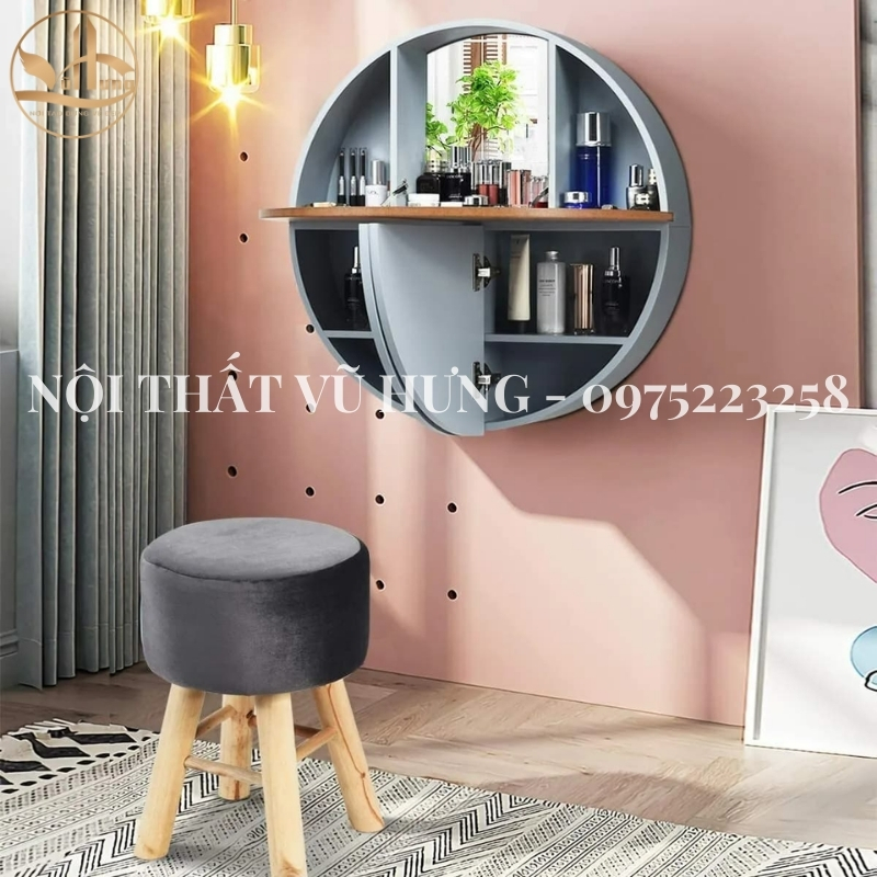 Bàn Trang Điểm Treo Tường - “Làn Sóng” Mới Lạ Trong Thế Giới Nội Thất Hiện Nay