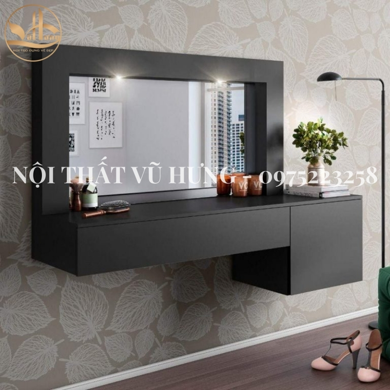 bàn trang điểm treo tường thông minh