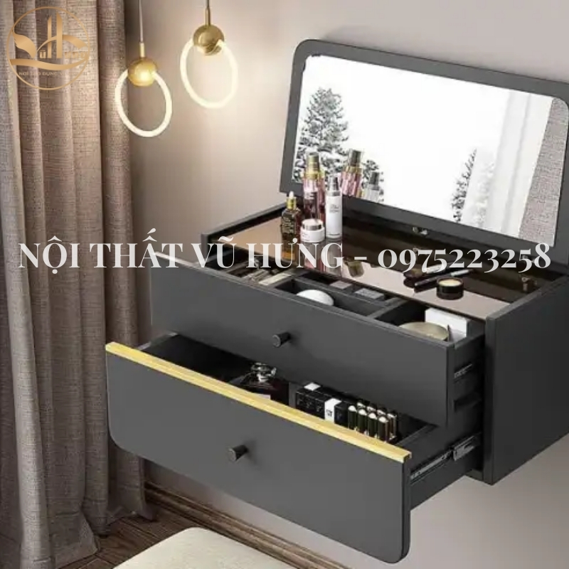 Bàn Trang Điểm Treo Tường - “Làn Sóng” Mới Lạ Trong Thế Giới Nội Thất Hiện Nay 
