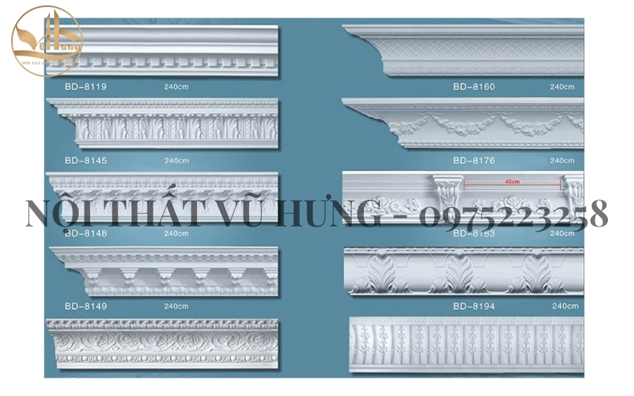 Phào Chỉ Thạch Cao Là Gì? 3 Mẫu Phào Thạch Cao Đẹp - Cập Nhật Bảng Giá Mới Nhất 2024