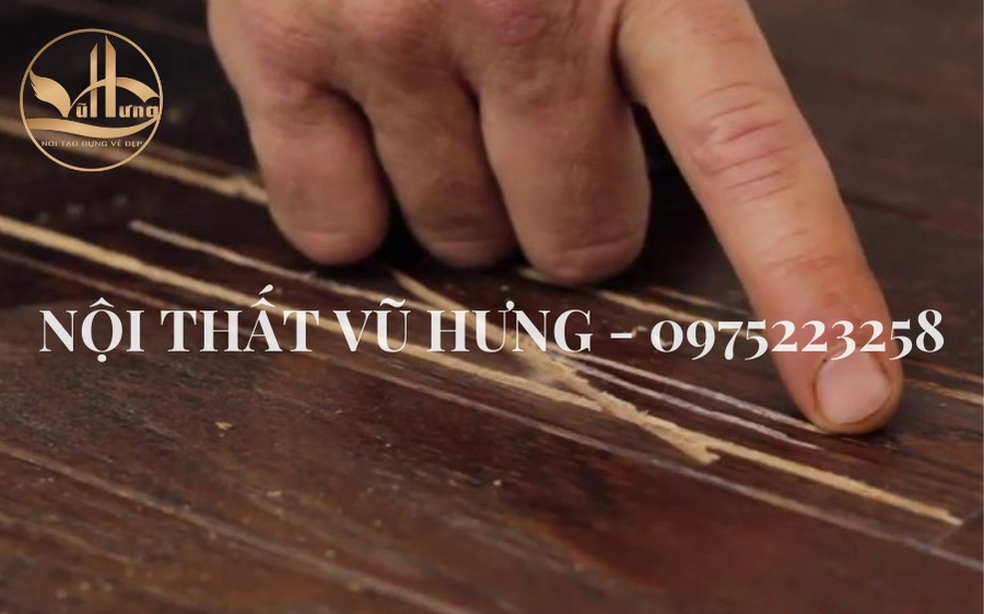 Bí quyết khắc phục các vết xước và khe nứt sâu có trên sàn gỗ