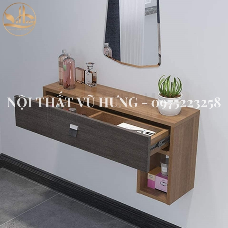 Bàn Trang Điểm Treo Tường - “Làn Sóng” Mới Lạ Trong Thế Giới Nội Thất Hiện Nay 