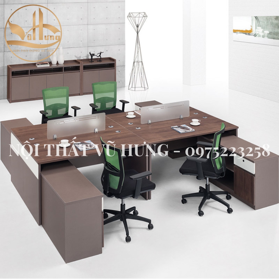 Mẫu bàn văn phòng gỗ công nghiệp