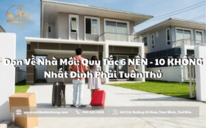 Dọn Về Nhà Mới: Quy Tắc 6 NÊN - 10 KHÔNG Nhất Định Phải Tuân Thủ