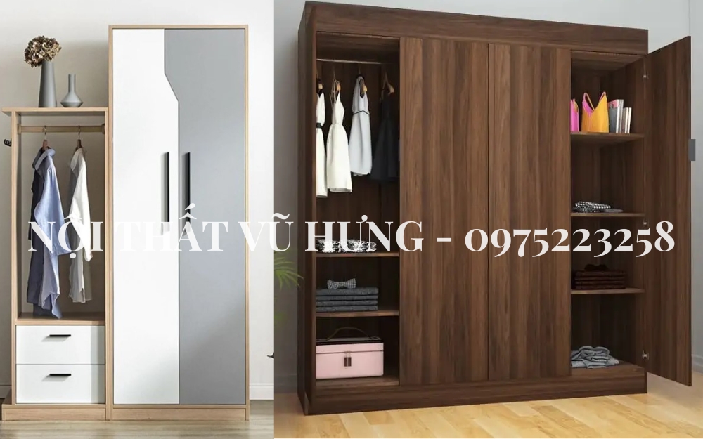 19+ Mẫu Tủ Quần Áo Lắp Ráp Bằng Gỗ TIỆN LỢI - THÔNG MINH