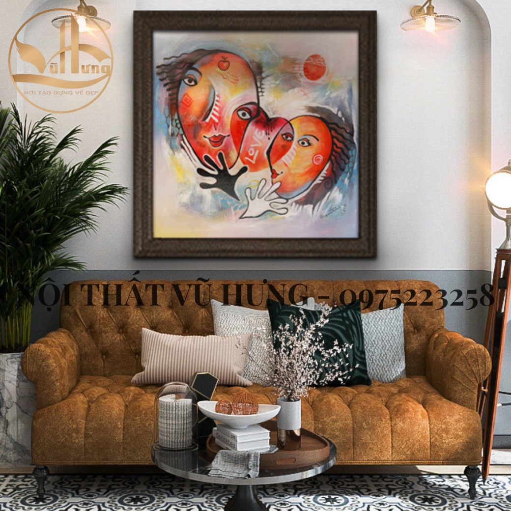 tranh ảnh decor phòng khách nhỏ đẹp