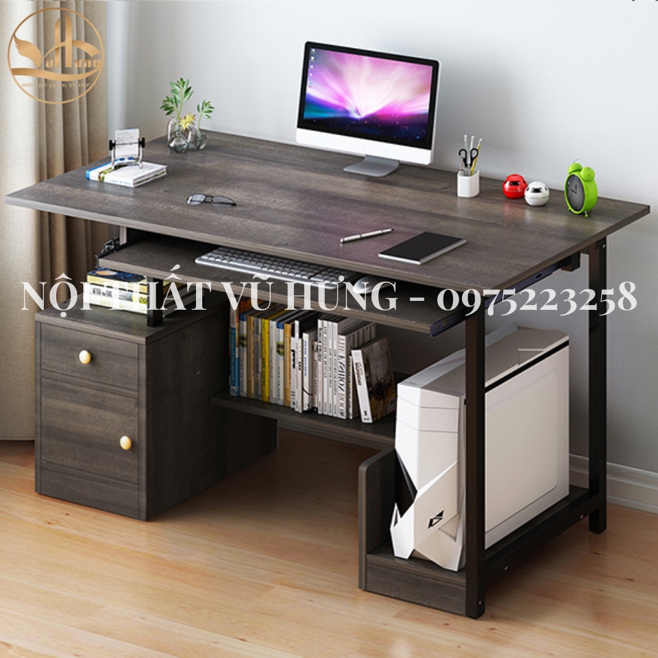 Mẫu bàn làm việc gỗ công nghiệp tại nhà