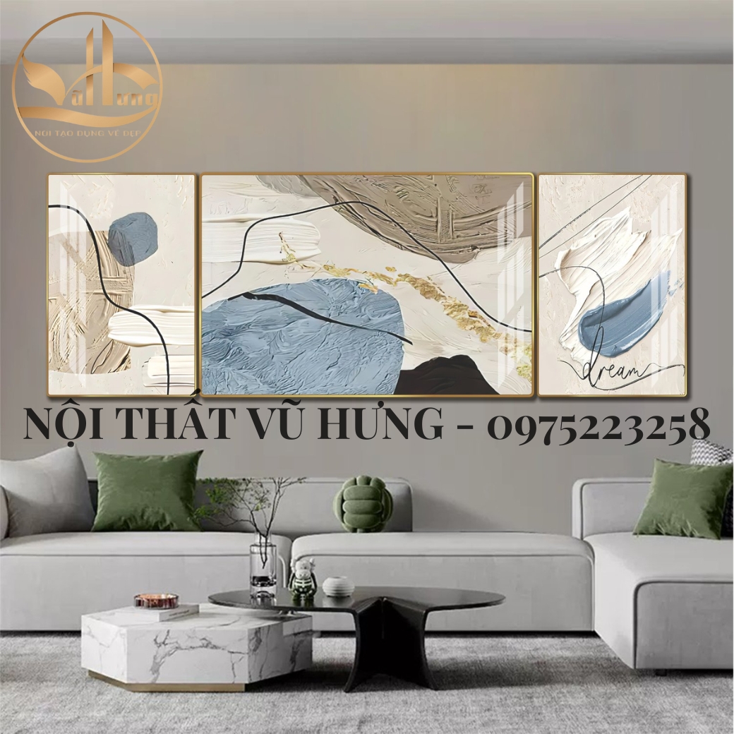 tranh ảnh decor phòng khách nhỏ đẹp