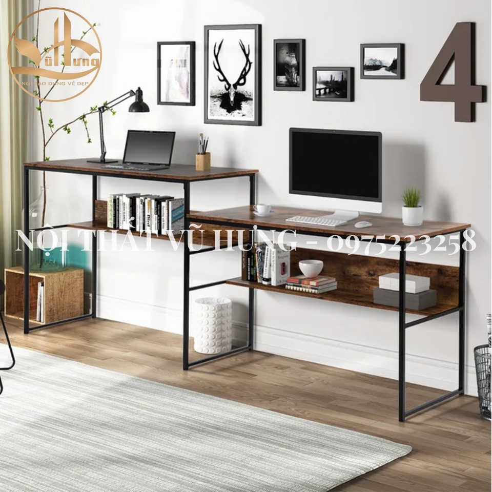 19+ Mẫu Bàn Làm Việc Gỗ Công Nghiệp Chất Lượng - Giá Rẻ