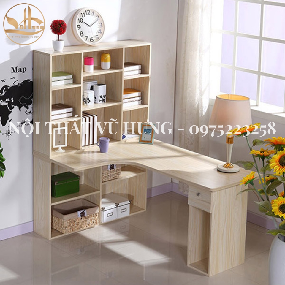 Mẫu bàn làm việc gỗ công nghiệp tại nhà