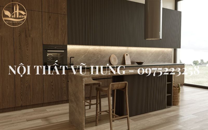 Mẫu quầy bar đơn giản mà đẹp từ chất liệu đá hoa cương/ đá cẩm thạch