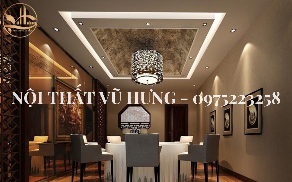 Tại sao nên làm trần thạch cao phòng ăn?