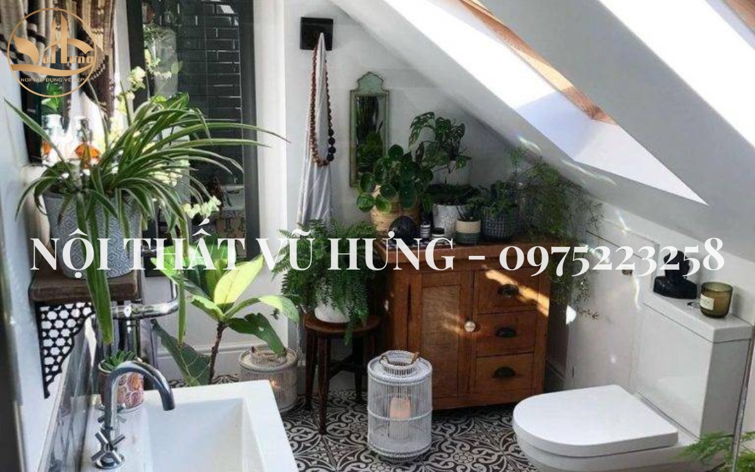 Mẫu phòng tắm đẹp theo phong cách Vintage