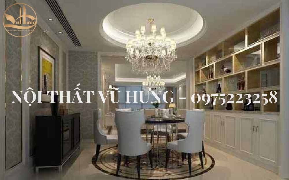 Nên áp dụng kiểu trần thạch cao phòng ăn nào phù hợp với nhu cầu nhất?