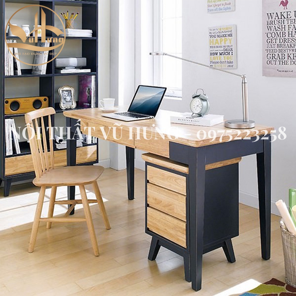 19+ Mẫu Bàn Làm Việc Gỗ Công Nghiệp Chất Lượng - Giá Rẻ