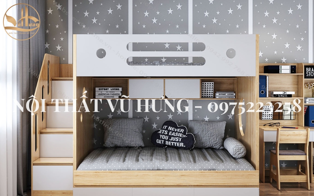 15+ Mẫu Giường Tầng Bằng Gỗ Phổ Biến Nhất Hiện Nay
