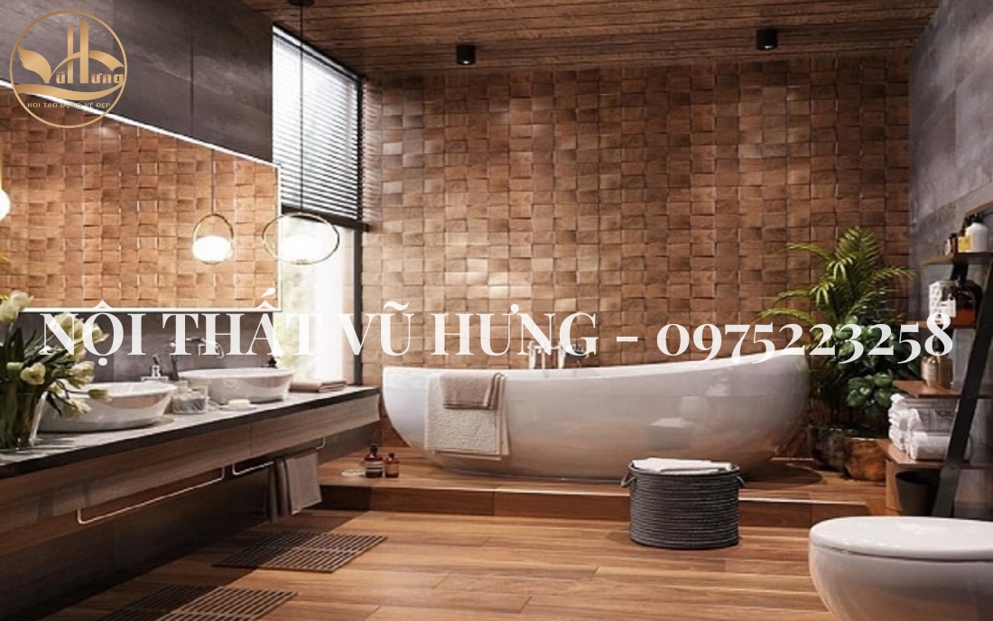 Mẫu nhà tắm sang trọng theo phong cách Indochine - Đông Dương