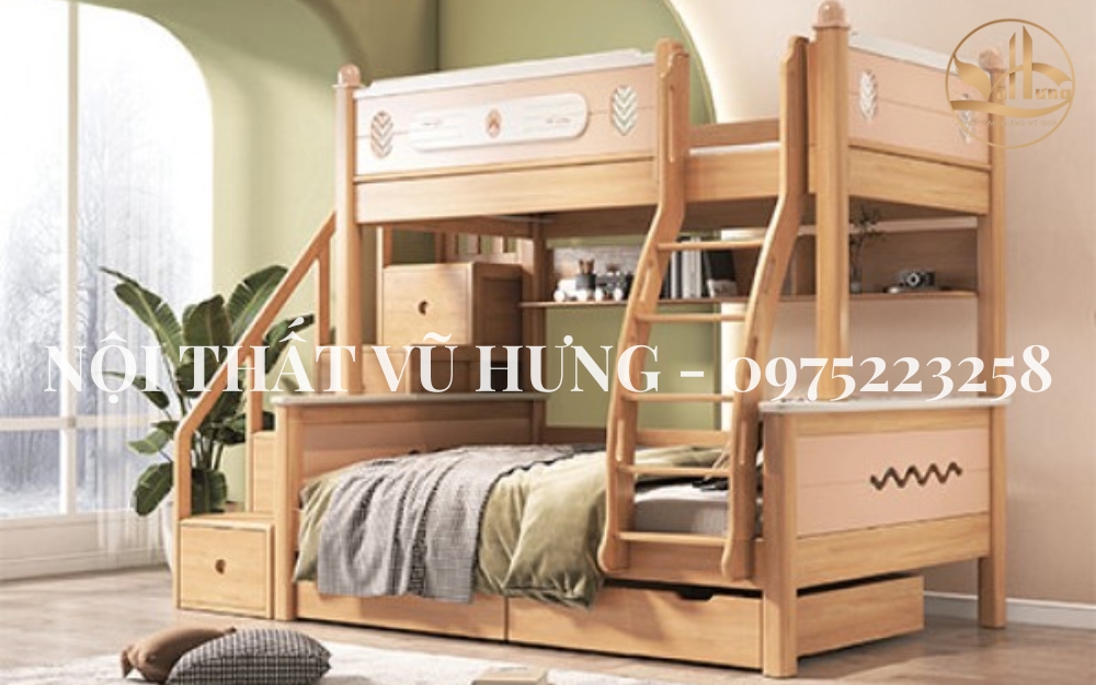4 ưu điểm nổi trội khi sử dụng thiết kế giường tầng bằng gỗ