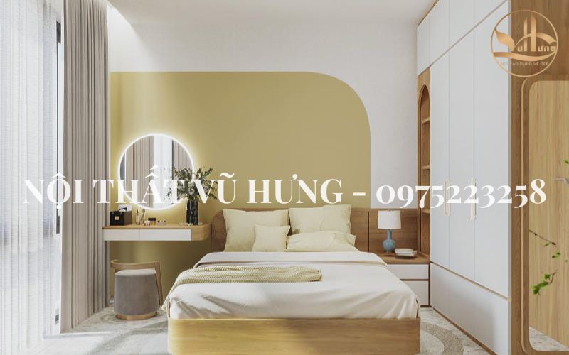 Thiết Kế Phòng Ngủ 15m2 Cho Vợ Chồng 