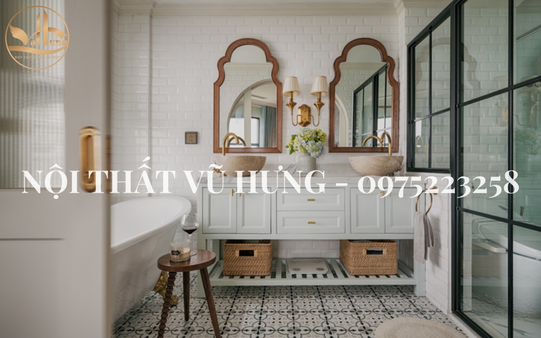 Thiết kế phòng tắm đẹp theo phong cách Địa Trung Hải