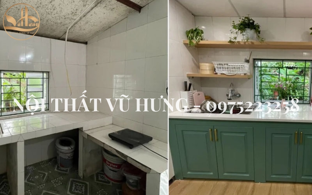 3 Ý Tưởng Cải Tạo Bếp Cũ SÁNG TẠO - TIẾT KIỆM