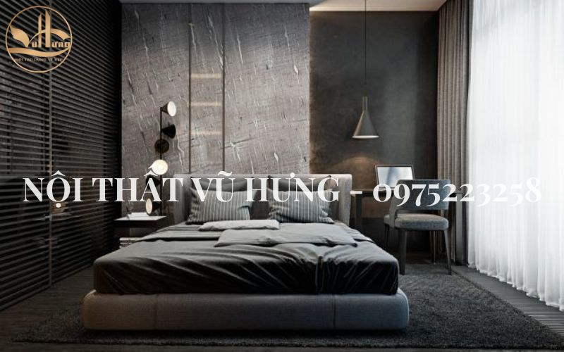 Thiết kế phòng ngủ với diện tích 15m2 với phong cách Urban 