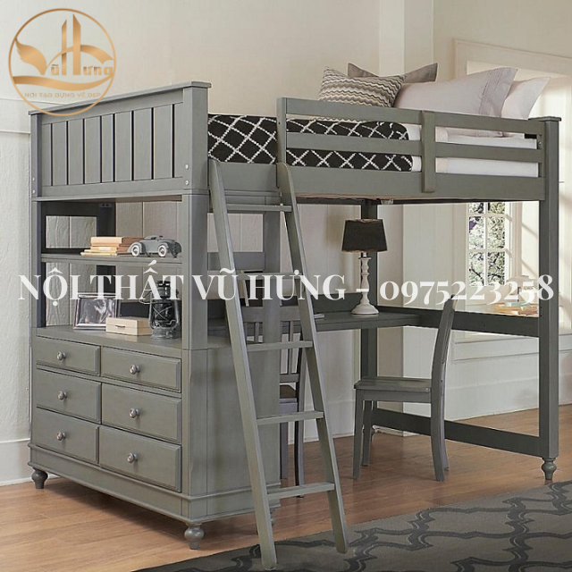 15+ Mẫu Giường Tầng Bằng Gỗ Phổ Biến Nhất Hiện Nay 