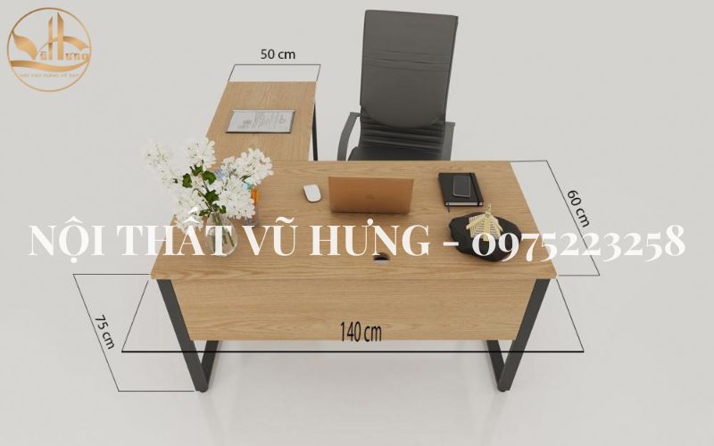 8 Kiểu Kích Thước Bàn Làm Việc Tiêu Chuẩn Tại Nhà - Văn Phòng Công Ty