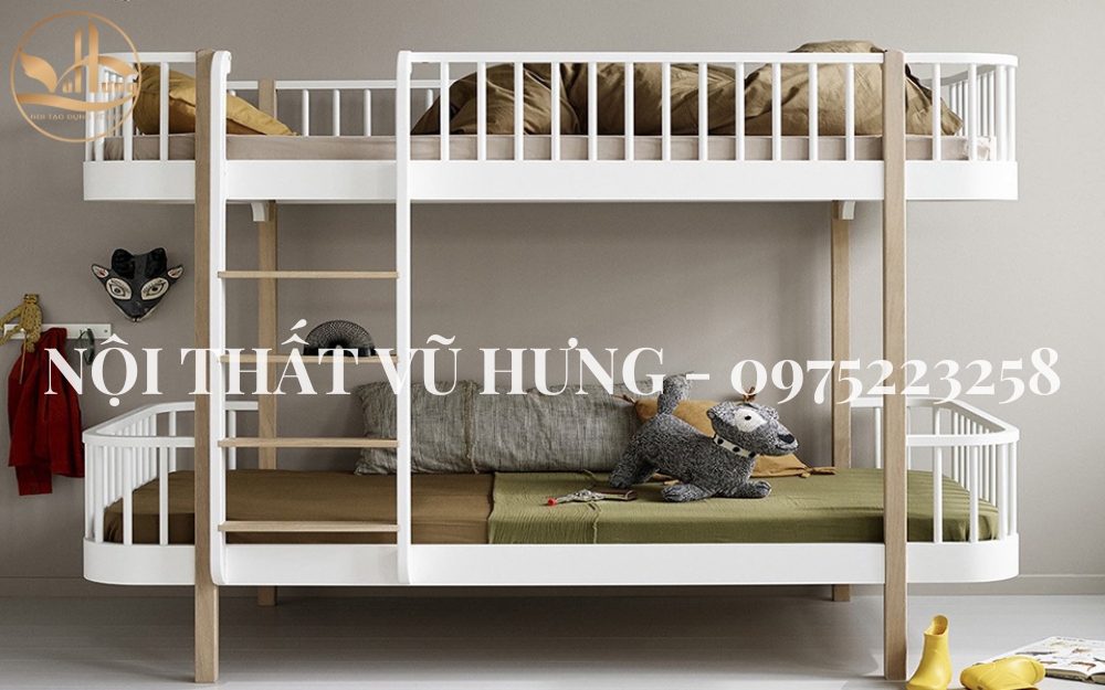 15+ Mẫu Giường Tầng Bằng Gỗ Phổ Biến Nhất Hiện Nay