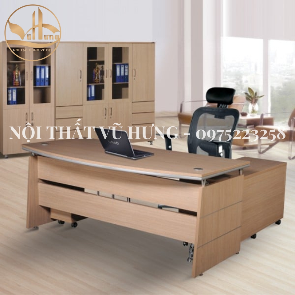 19+ Mẫu Bàn Làm Việc Gỗ Công Nghiệp Chất Lượng - Giá Rẻ