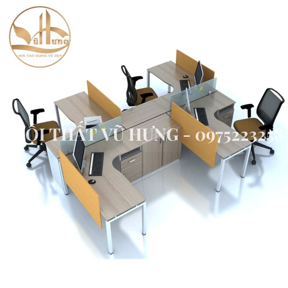 19+ Mẫu Bàn Làm Việc Gỗ Công Nghiệp Chất Lượng - Giá Rẻ