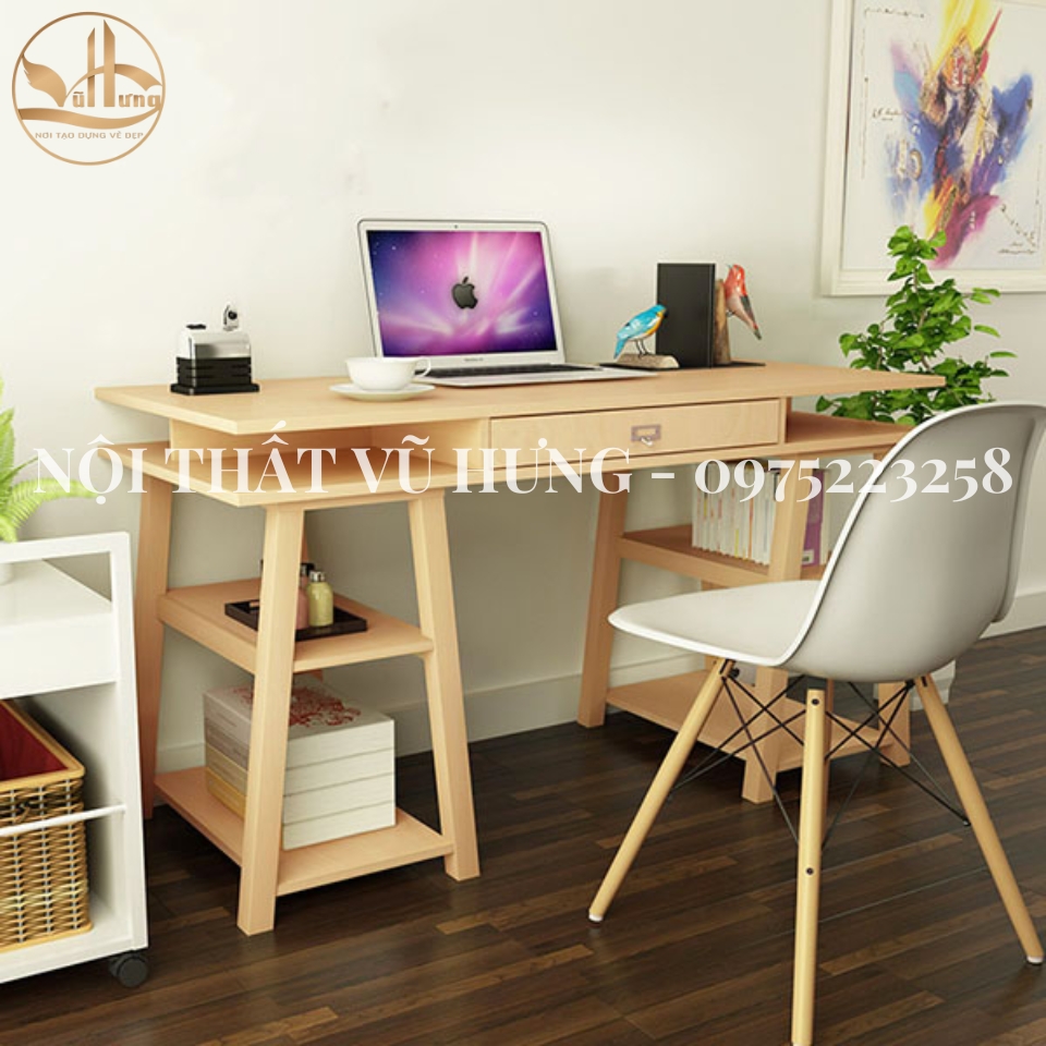 19+ Mẫu Bàn Làm Việc Gỗ Công Nghiệp Chất Lượng - Giá Rẻ