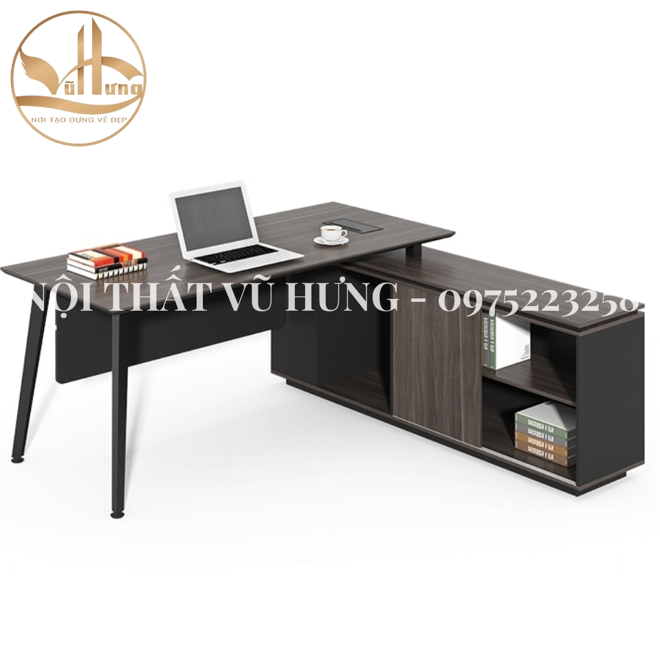 Mẫu bàn giám đốc gỗ công nghiệp
