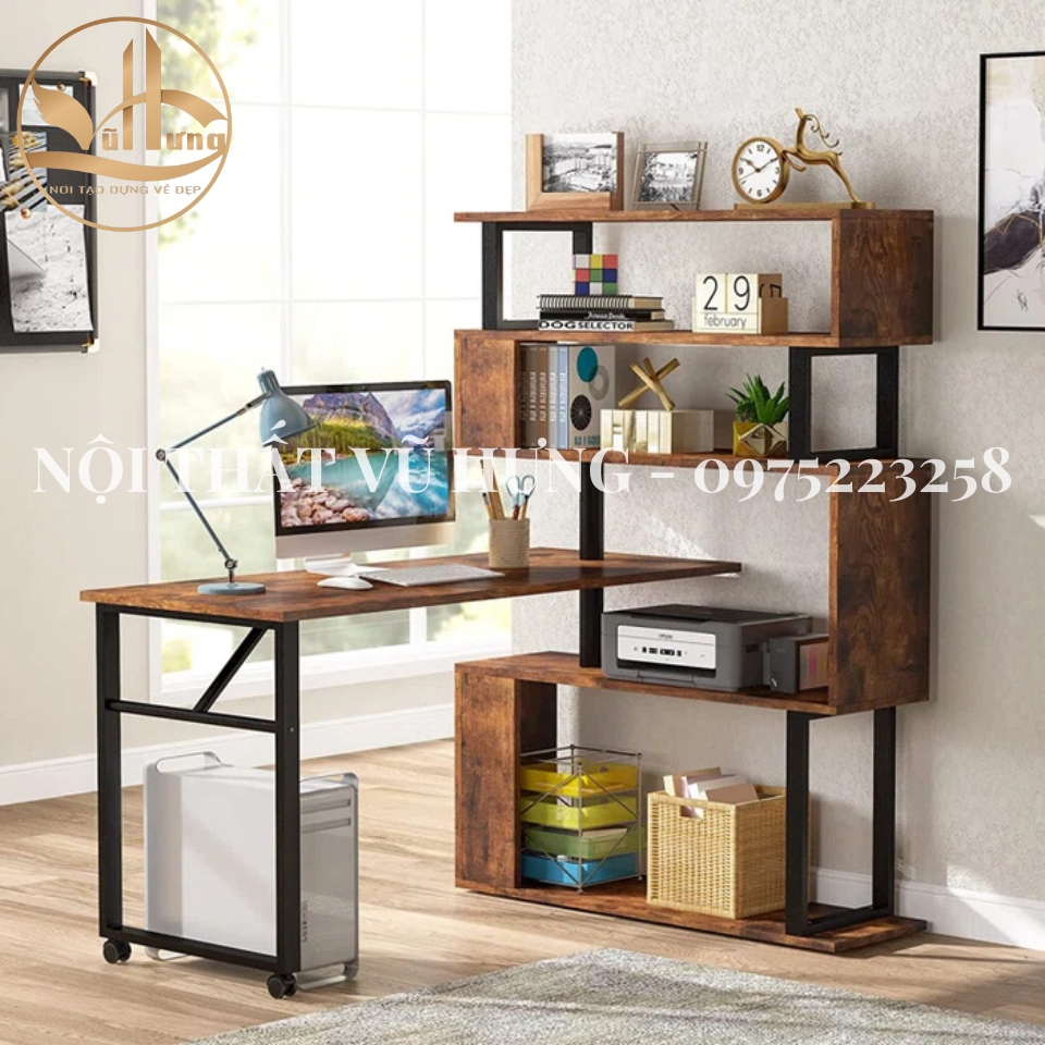 19+ Mẫu Bàn Làm Việc Gỗ Công Nghiệp Chất Lượng - Giá Rẻ