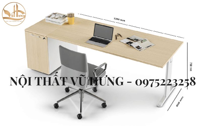 Các kiểu kích thước bàn làm việc tại văn phòng công ty