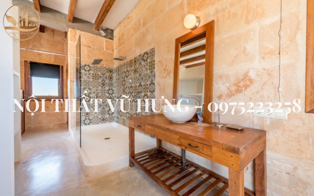 Thiết kế phòng tắm đẹp theo phong cách Địa Trung Hải