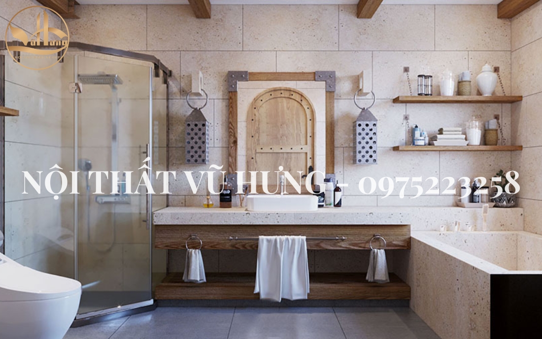 Thiết kế phòng tắm đẹp theo phong cách Địa Trung Hải