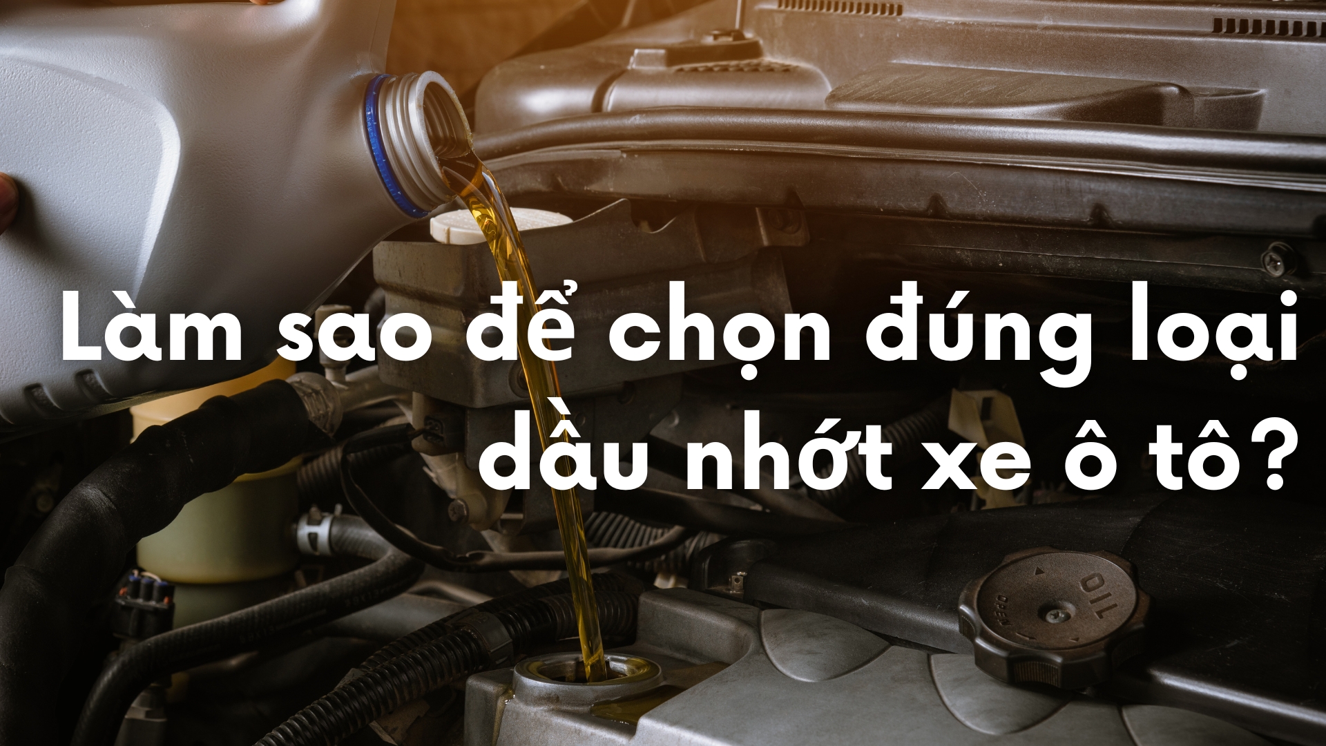 Làm sao để chọn đúng loại dầu nhớt xe ô tô?