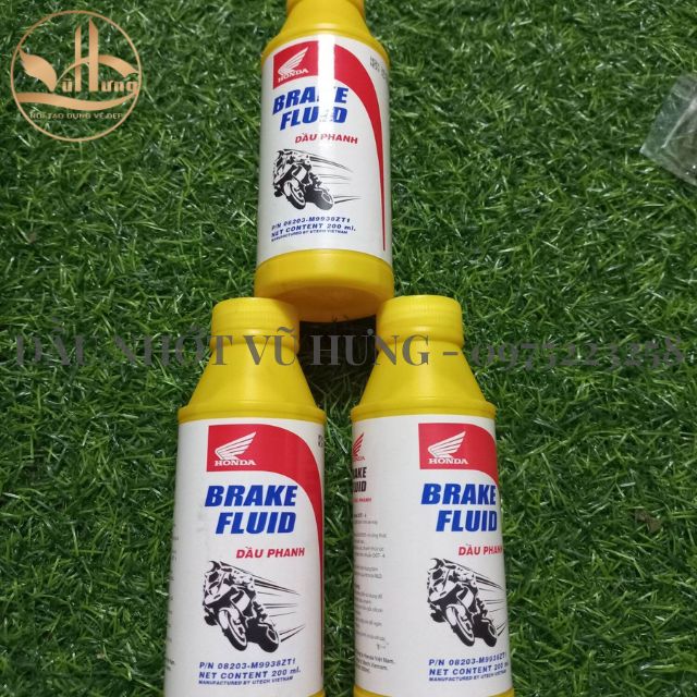 Dầu phanh nhớt xe máy Honda loại Brake Fluid Honda 