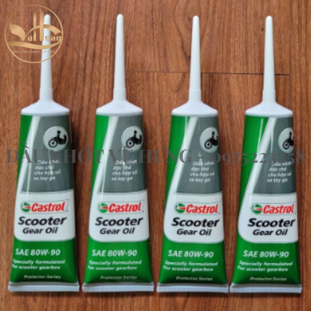 Dầu lap xe ga Castrol Protector Series Scooter Gear Oil 80W-90 