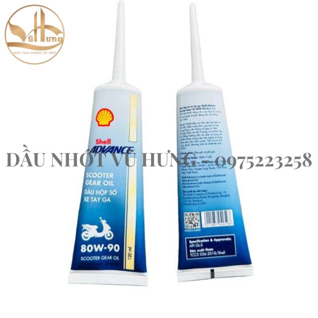 Dầu lap xe ga Shell Advance Scooter Gear